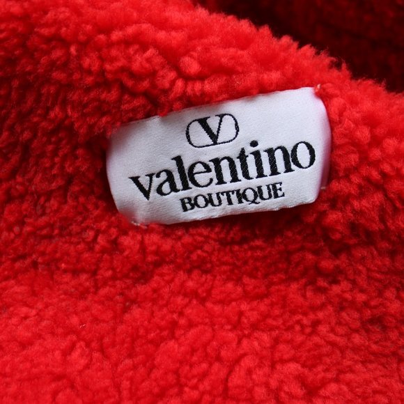 Vintage Valentino Boutique Shearling leather suede Aztec Tribal jacket coat - Picture 13 of 13